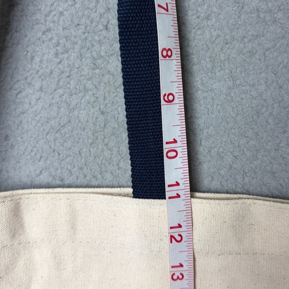 Faherty Canvas Tote Weekender Beach Days Groceries Small Lightweight NWOT - Picture 4 of 6